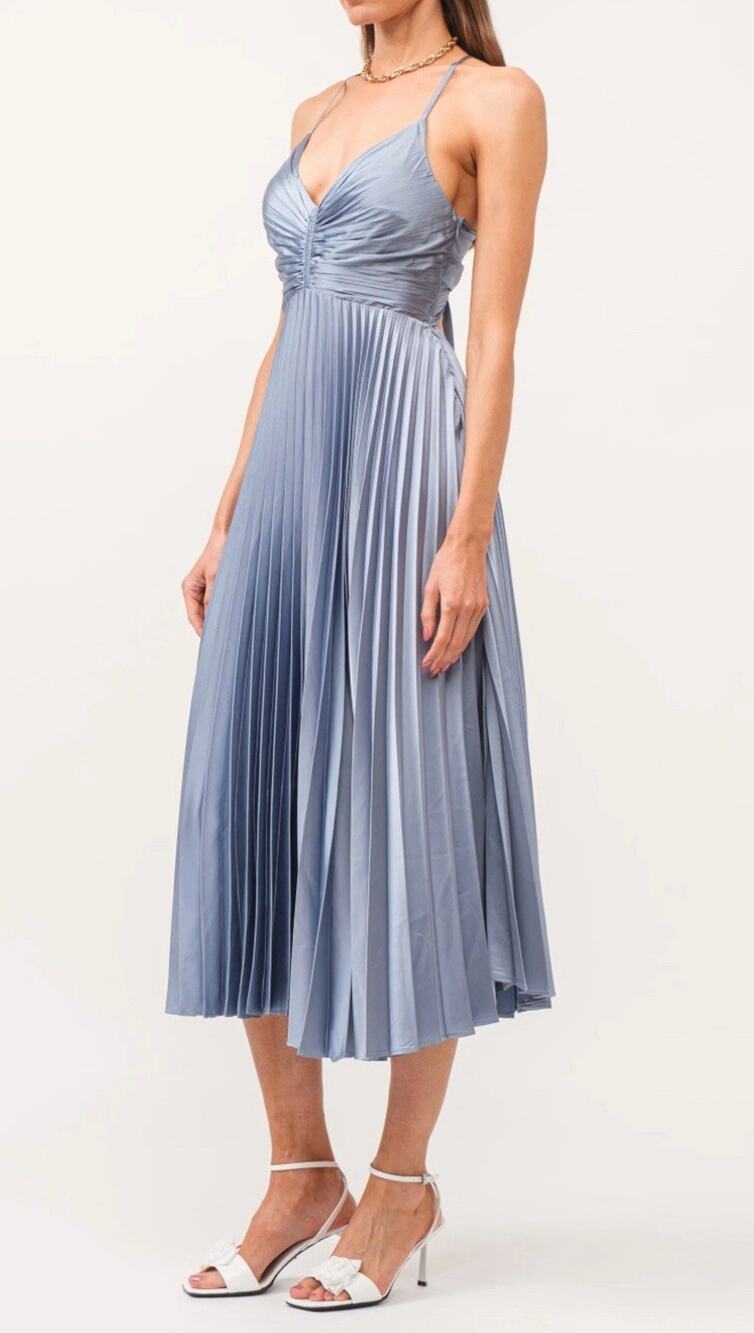 Helen Wang Women's Grey Silk Dress Size 6 A001020